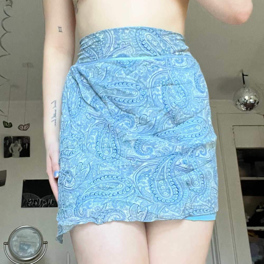 100% silk y2k skirt